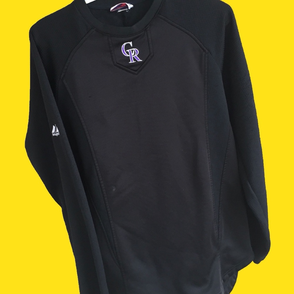 Majestic Colorado Rockies Therma Base Tech Fleece
